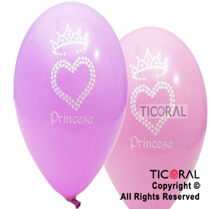 GLOBO SEMPERTEX R12 FASHION PRINCESA SURTIDO 2C x 50
